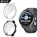 Produktbild Cerike Hülle für Garmin Vivoactive 3 Music schutzfolie, (2 Stück) Schutzhülle TPU HD Ultra-Thin zubehör Case für Garmin Vivoactive 3 Music GPS Smartwatch (Clear+Schwarz)