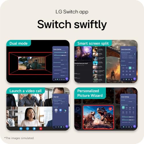 LG 27GX700A-B Monitor PC 68,6 cm [27] 2560 x 1440 Pixel 2K OLED Nero (27 INCH OLED QHD 280Hz Gaming Monitor HDMI & DP)