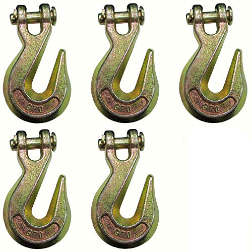RAParts Set of (5) G70 Clevis Grab Hooks 3/8