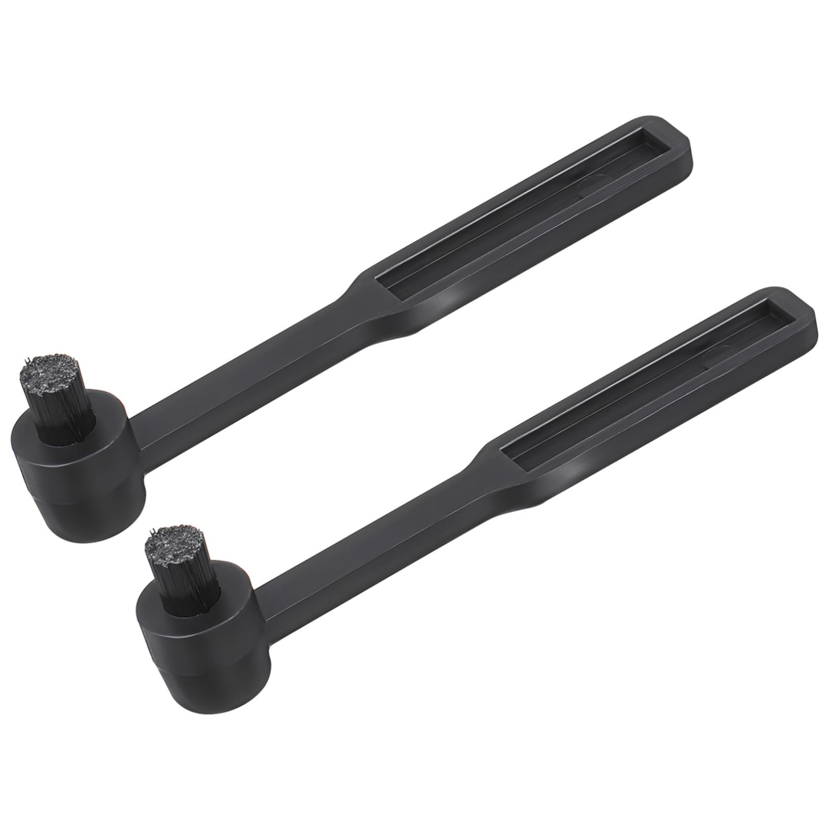 NULYLU 2pcs Turntable Stylus Cleaning Brush Compact Vinyl Record Cleaner Fine Bristles for Efficient Dust Removal and Use for Record Player Maintenance