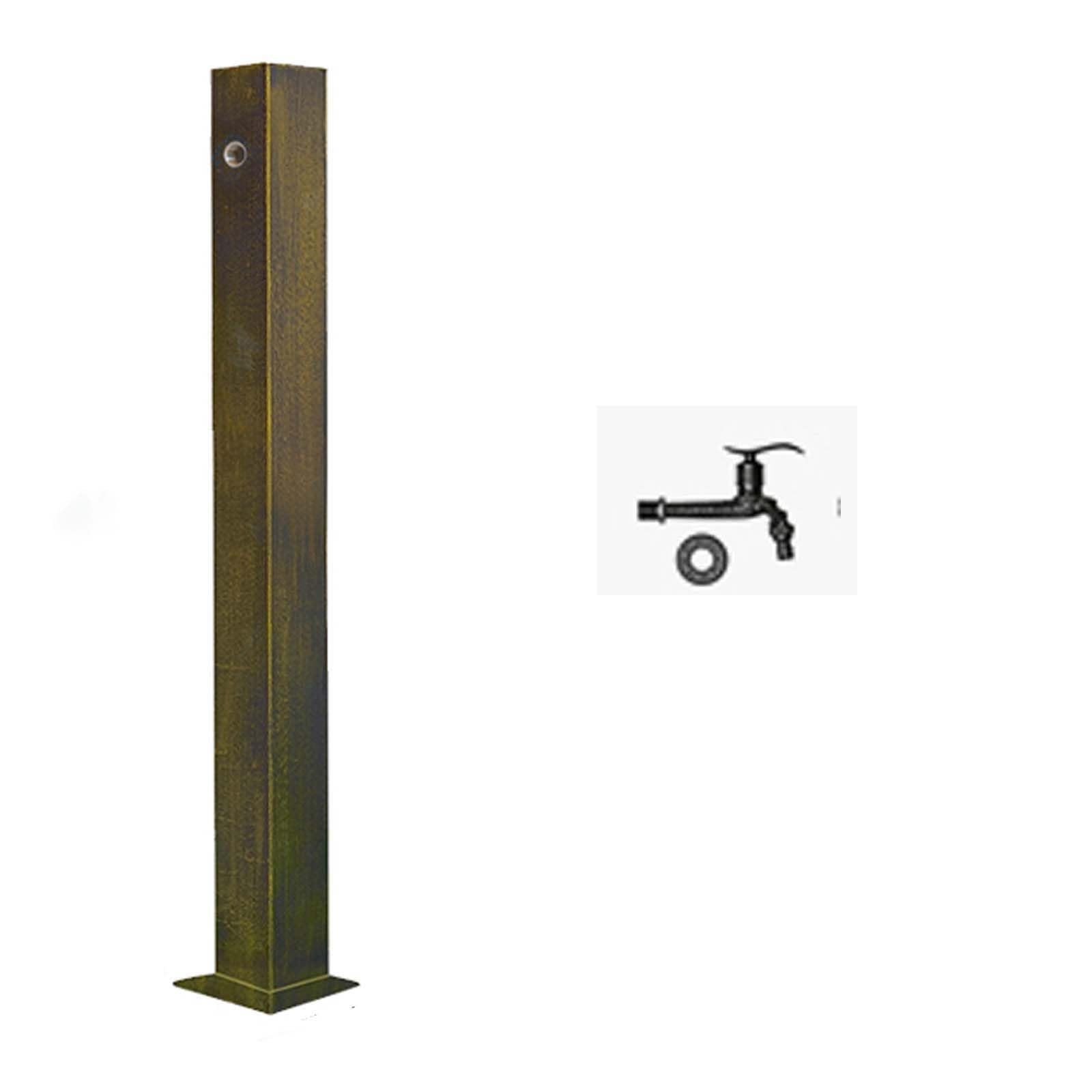ZYCHSJXA Stainless Steel 304 Garden Water Feature with Faucet Independent Outdoor Fountain for Gardens and Stylish Watering Solution