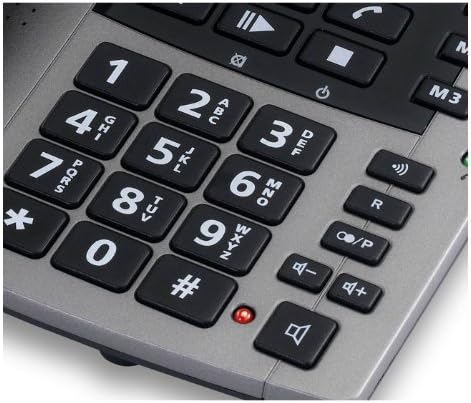 Close-up of the Brondi Bravo DUOS Professional base unit keypad, showing number buttons and function keys.