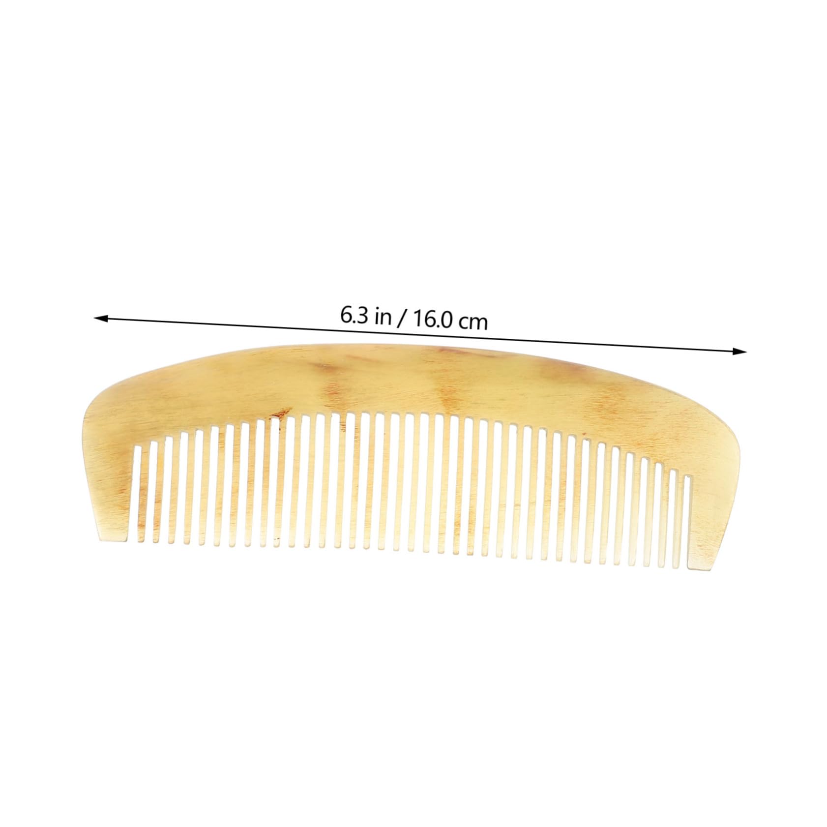 Hornkamm zur Frauen aus Antistatischer für Feiner Natürlichen Hornmaterial mit Verarbeitung Haarpflege und Glättung für Täglichen Gebrauch