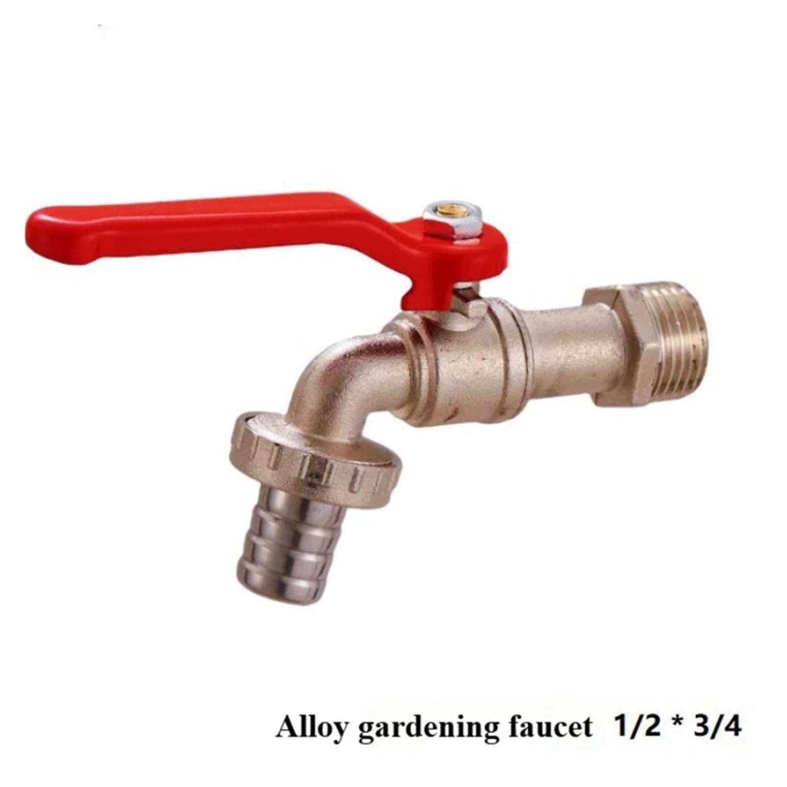 Rubinetto da giardino esterno 1/2'' e 3/4'', rubinetto nel cortile, for irrigazione, rotto Rubinetti da Esterno(6-point skin DN20)
