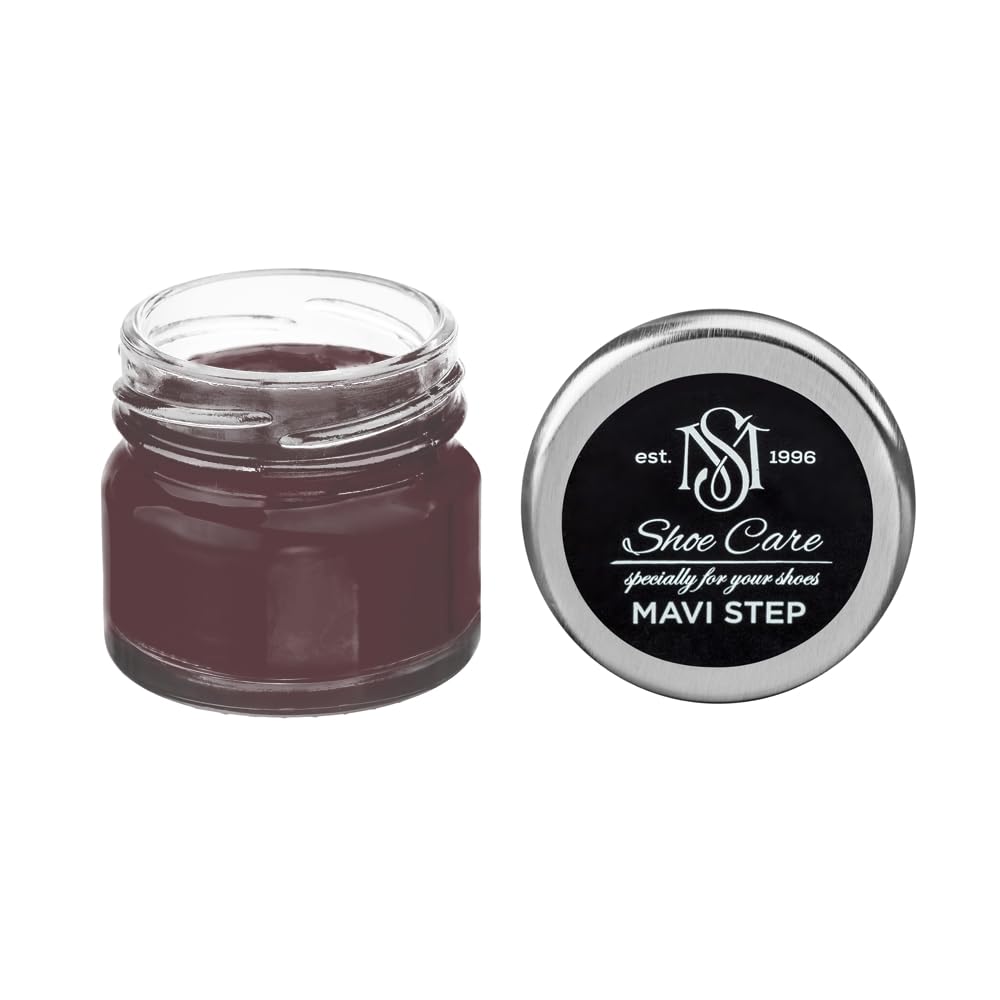 Crème de Cirage MAVI STEP Ombre Séquoia pour Chaussures en Cuir