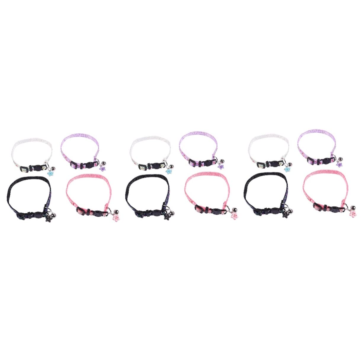 Didiseaon 12pezzi Collare Per Gatti Decorato Con Fiori Da Vari Comodo e Sicuro Per Gattini Accessorio Elegante Per Animali Domestici