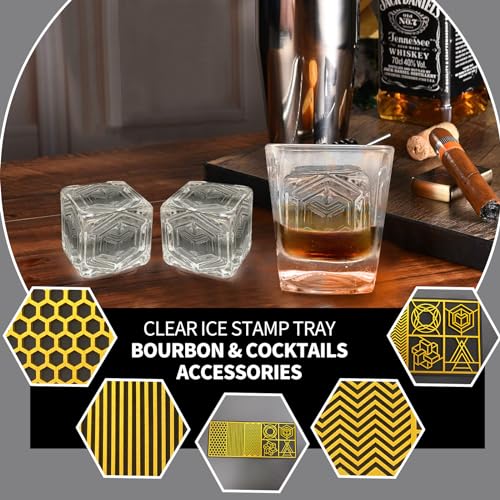 Molde moderno para cubos de hielo con sello miniatura 5