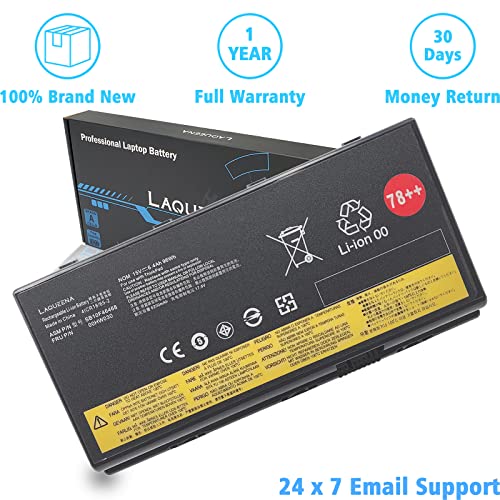 Laqueena-SB10F46468-Laptop-Battery-Compatible-with-Lenovo-ThinkPad-P70-20ER-20ES-P71-20HK-Series-78-01AV451-00HW030-4X50K14092-5B10W13950-15V-96Wh-8-Cell