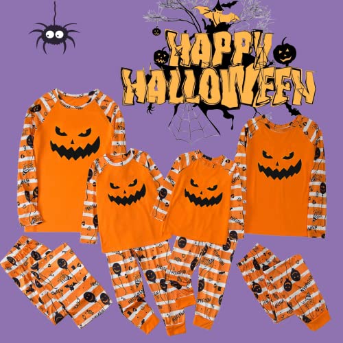 Family Matching Halloween Ghostface Pajamas Set, Funny Printed PJs Holiday Lounge Wear Sleepwear for Couples Men Women3