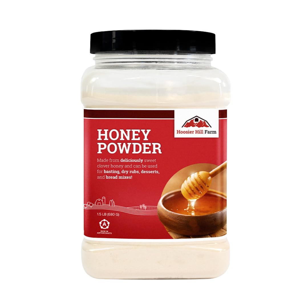 Hoosier Hill Farm Premium Honey Powder, Approx. 24.0 oz (680 g) (Import)