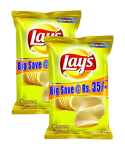 More Combo - Lay's Potato Chips - Classic Salted Big, 95g (Pack of 2) Promo Pack-image-46