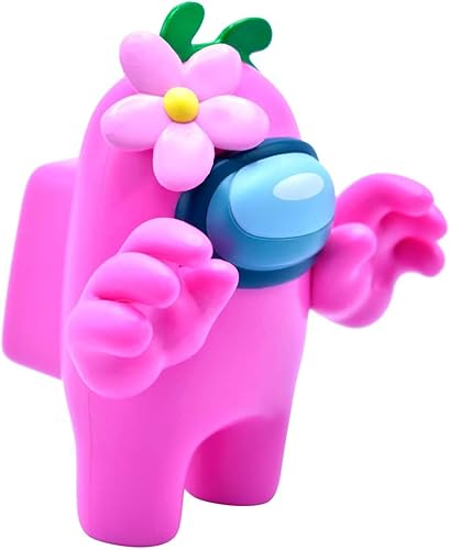 Miniatura 3 de Just Toys Among US - Figura coleccionable de 5 pulgadas, rosa con flor, con licencia oficial, embalaje de caja de coleccionista