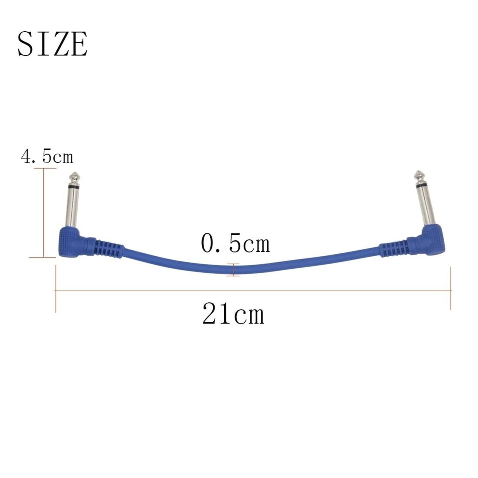 Kabel audio do gitary 6 szt kabli z efektami gitarowymi Akcesoria do instrumentów muzycznych