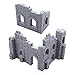 EnderToys Battle Ruined Walls, Terrain Scenery for Tabletop 28mm Miniatures Wargame, 3D Printed and Paintable
