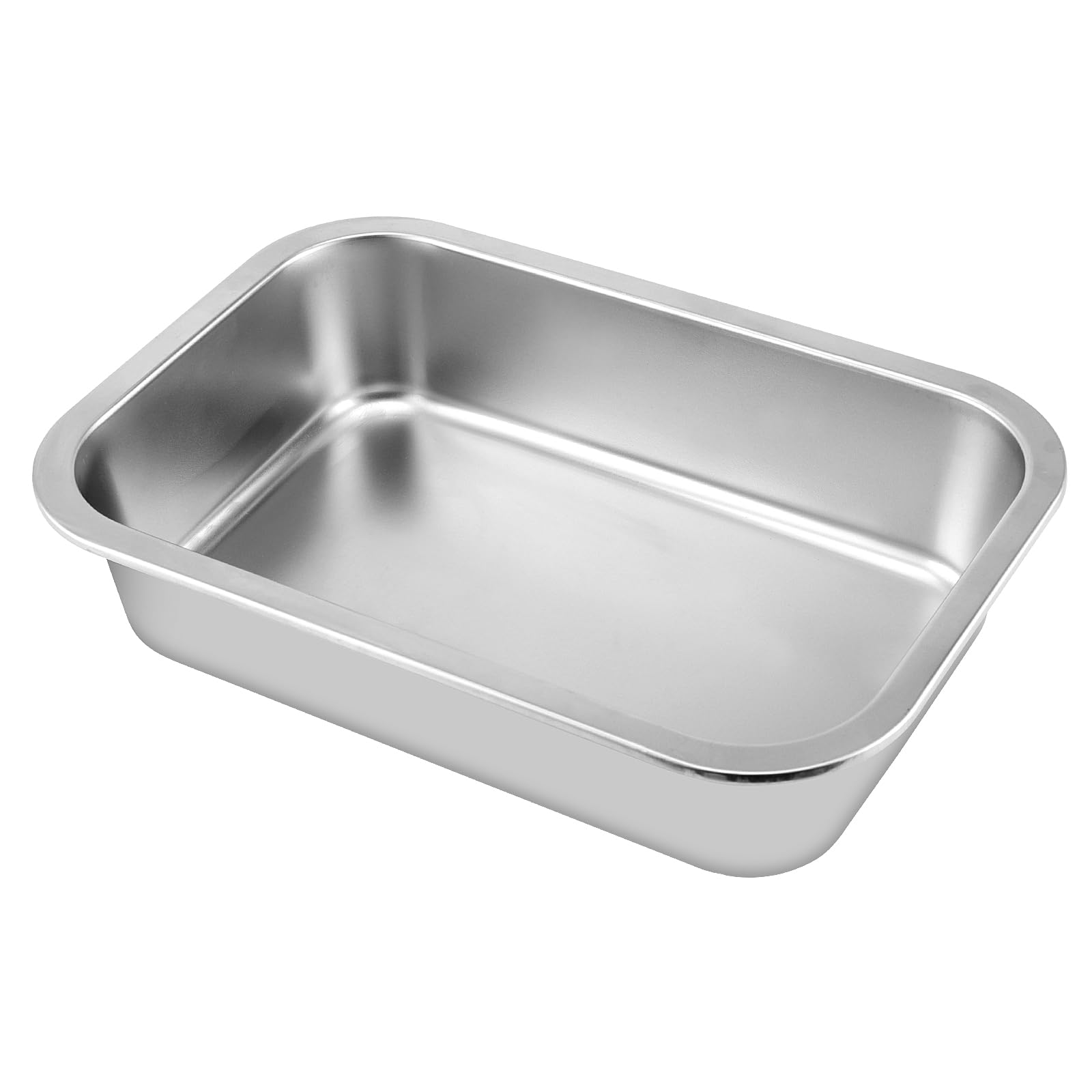 FUNSUEI 3 stuks ovenschaal van roestvrij staal, 32 x 22 x 7 cm, bakplaat, roestvrij staal, rechthoekig, zilver, bakvorm, cakevorm voor bakken, cake, brownie, lasagne FUNSUEI 3 stuks ovenschaal van roestvrij staal, 32 x 22 x 7 cm, bakplaat, roestvrij staal, rechthoekig, zilver, bakvorm, cakevorm voor bakken, cake, brownie, lasagne