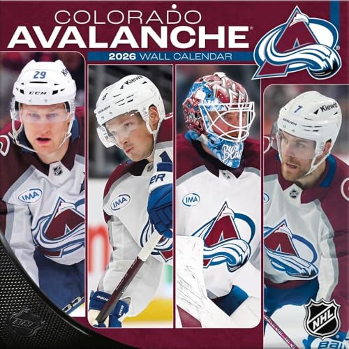 TURNER SPORTS Colorado Avalanche 2026 12X12 Team Wall Calendar (26998011937)