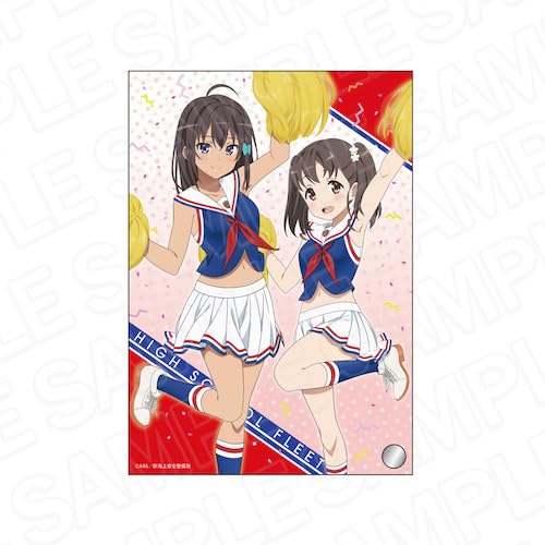 ハイスクール・フリート チアガールズinなんば模擬店 非売品 ポスター 抽プレ ハイスクール・フリート チアガールズinなんば模擬店 非売品