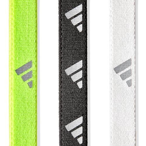 Image of adidas Hairband - Lucid Lemon, Black, Silver