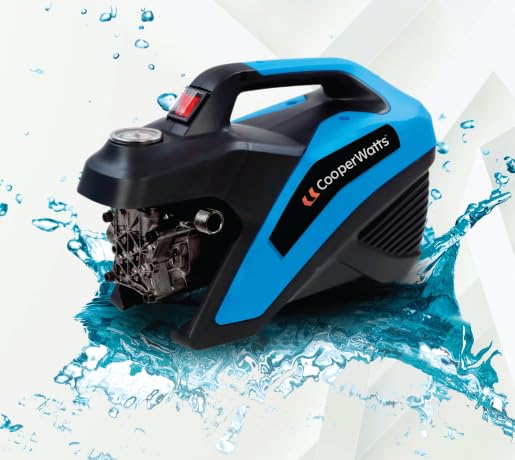 Image of High Pressure Washer, Car Washer with 1800W Induction Motor, 140 BAR Pressure, 6.5 L /min Flow Rate, Portable, Car, Bike & Home Cleaning, Blue and Black | EC-18