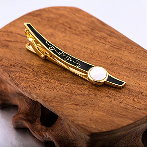 Dcot Shell Cuff Links Necktie Clip For Tie Pin For Mens Tie Bars Cufflinks Tie Clip Set Cufflinks Guests #TOP2