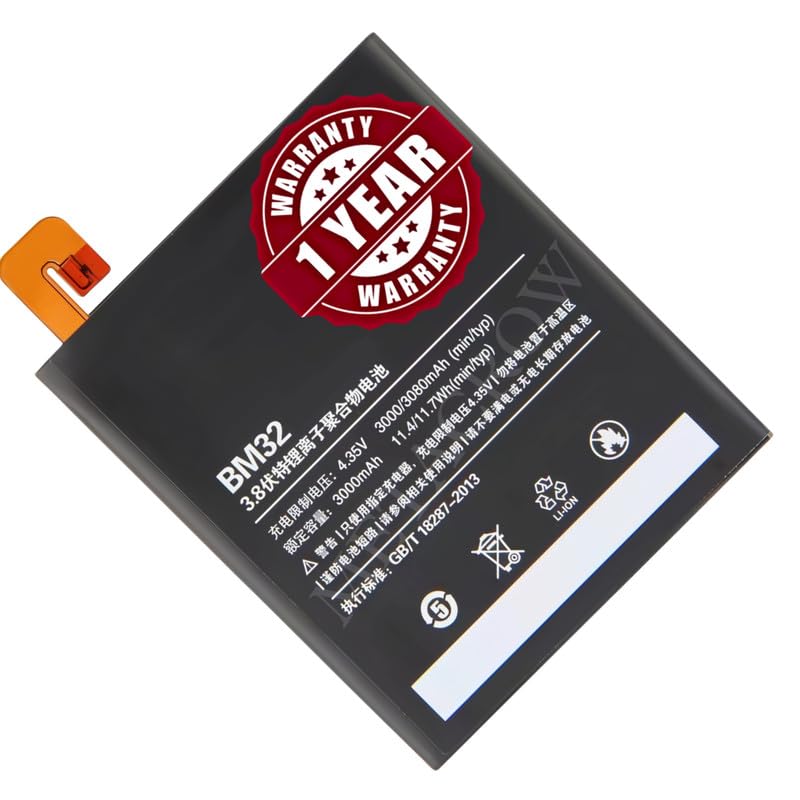 Image of Original BM32 Battery Compatible for Xiaomi Mi 4 - (3080mAh) - 1 Year Warranty JK1