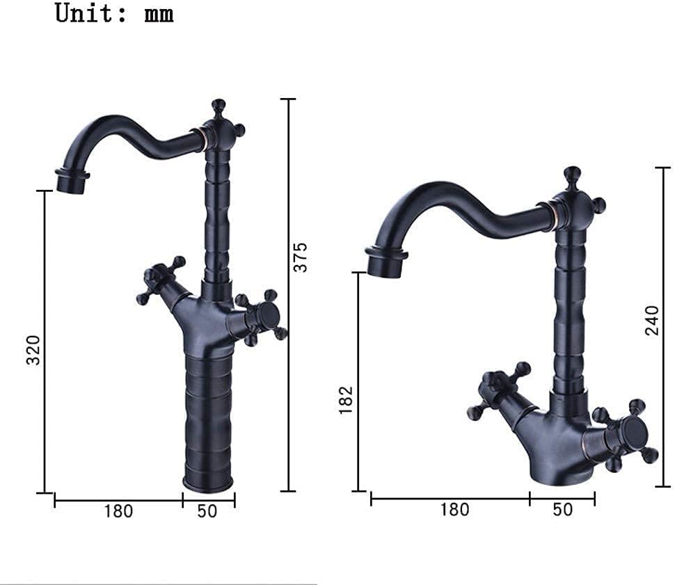 Grifo de cocina de acero inoxidable en bronce aceitado negro 2