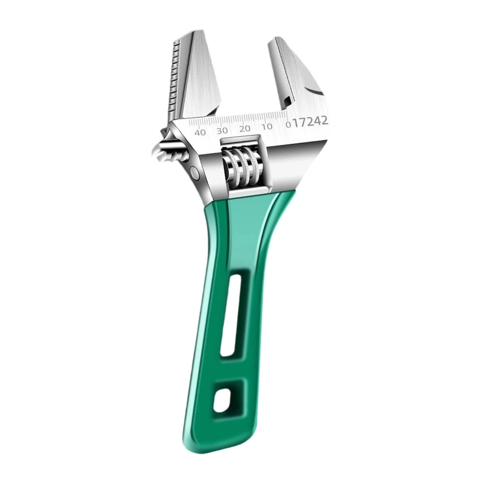 Msioytog 6 / 8inch Adjustable Wrench Wide Jaw Opening for Plumbing Auto Repair Home Maintenance Hand Tool Adjustable Spanner Wrench
