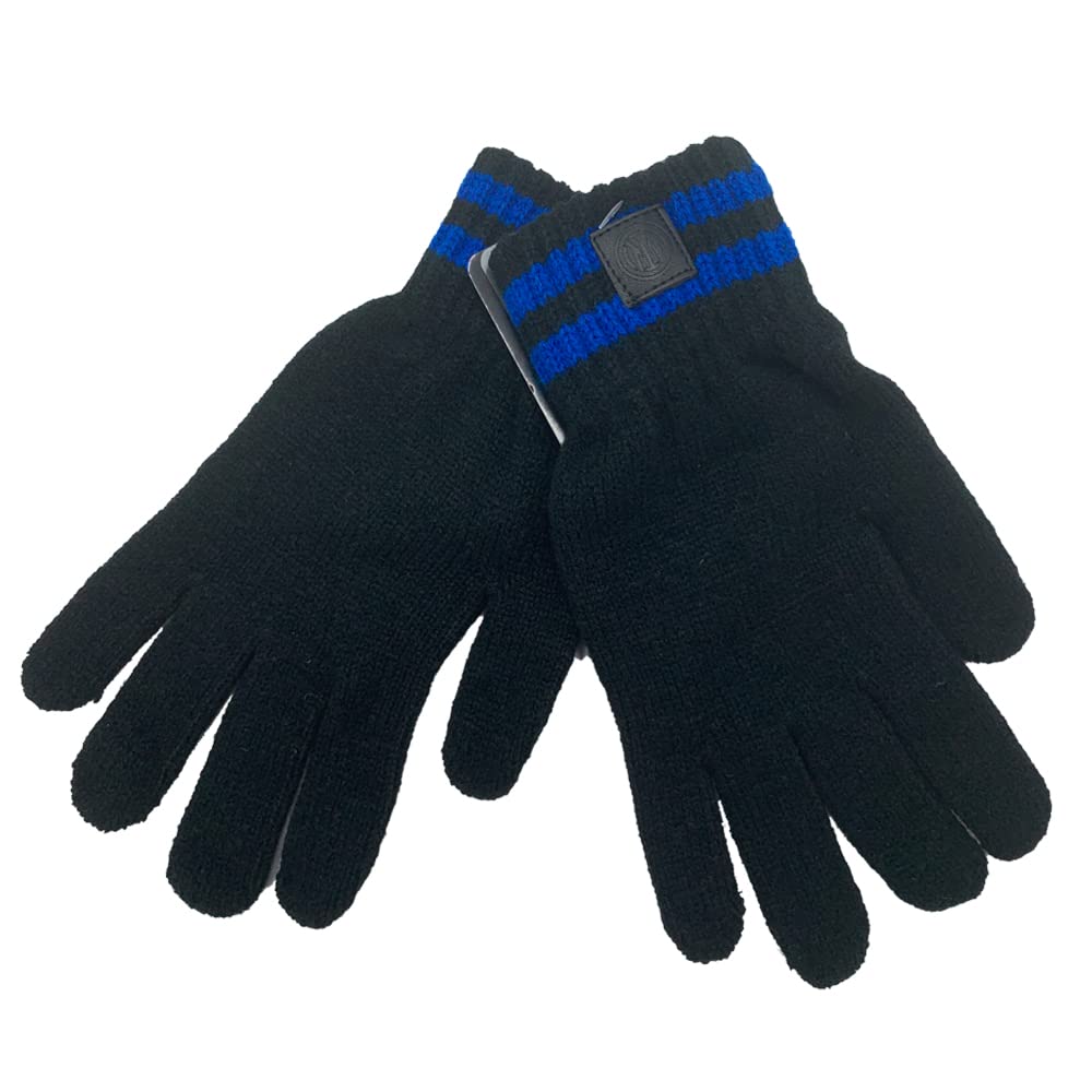 InterUnisex_Adult 153084 Gloves, Black, One Size