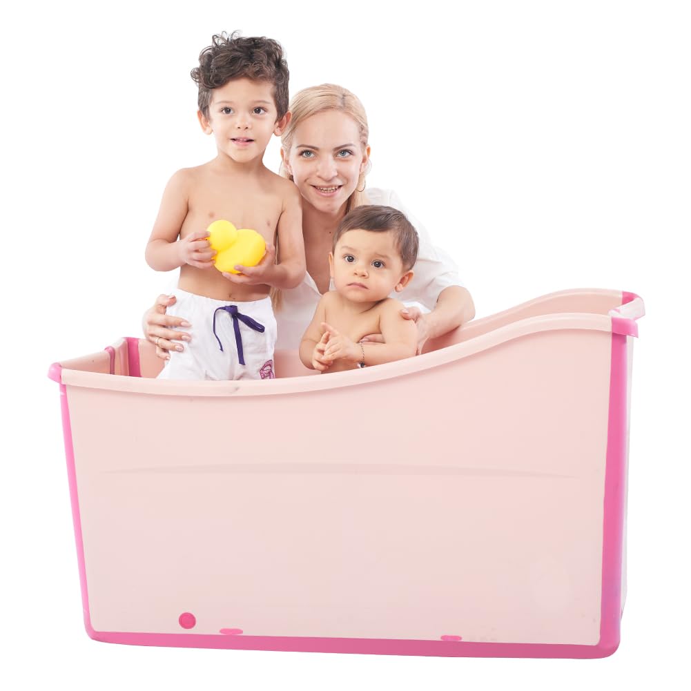 Large Foldable Bathtub for Toddler Collapsible Baby Bathtub Portable Bath tub Lightweight for Children Twins Petite Adult Large Foldable Bathtub for Toddler Collapsible Baby Bathtub Portable Bath tub Lightweight for Children Twins Petite Adult