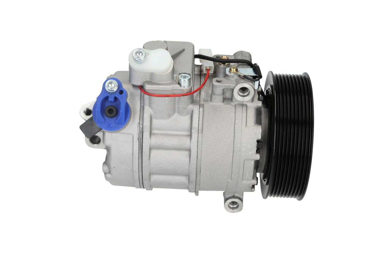 BOSCH A/C Kompressor für Klimaanlage Klimakompressor mit ID: 7SBU16C Kältemittel: R134a PAG 46 mit 130mm Riemenscheibe 9-Rillen A0002343711 A4572300111 0002343711 1 986 AD1 080