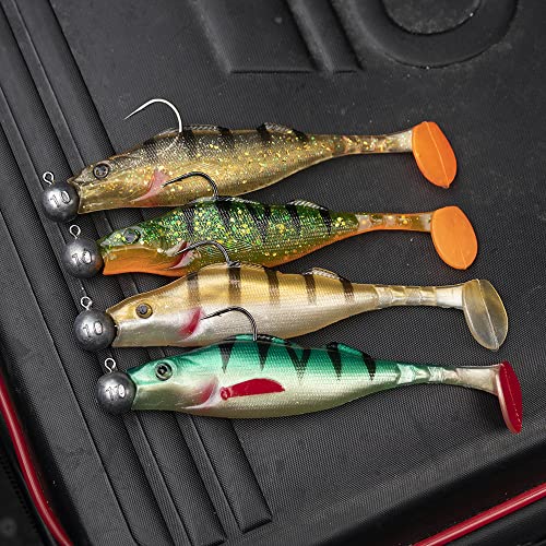 Berkley Pulse Realistic Perch Prerigged Leurre Souple avec Têtes Plombées pour la Pêche des Carnassiers en Eau Douce… - Image 7