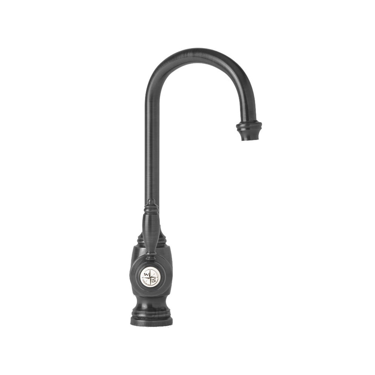 Waterstone 4900-AP Hampton Single Handle Prep Faucet Antique Pewter
