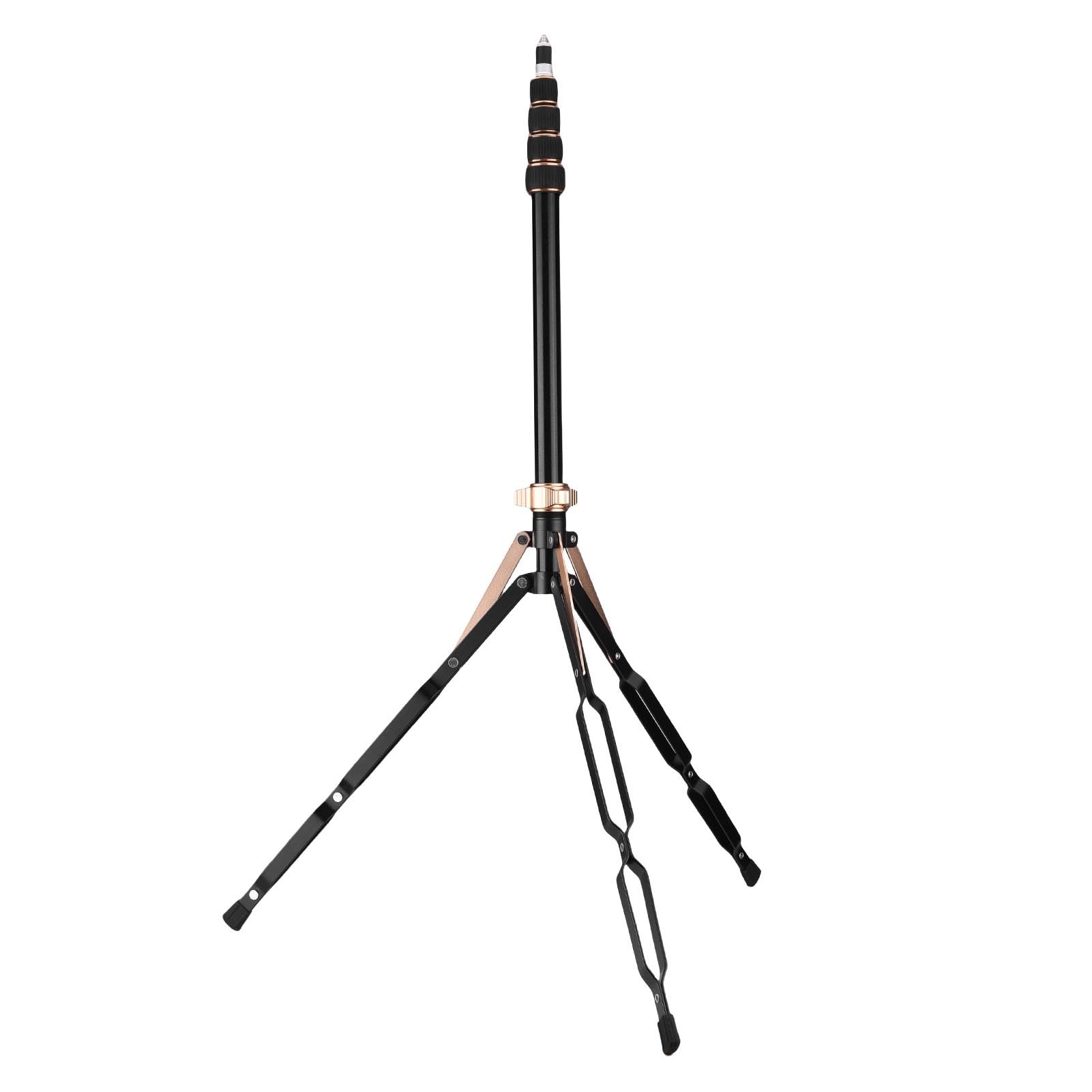 Soporte para Trípode para Cámara, Soporte de Luz Portátil Plegable Fotografía con Ajustable Entusiastas de los Viajes, Cámaras y Teléfonos Aleación Aluminio LS255P