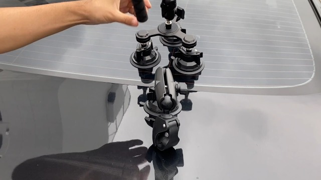 Kit Adesivo Flessibile Fotoleey Per Action Cam: Per Insta360, GoPro, Casco, Surf, Manubrio E Prolunga In Fibra - 4