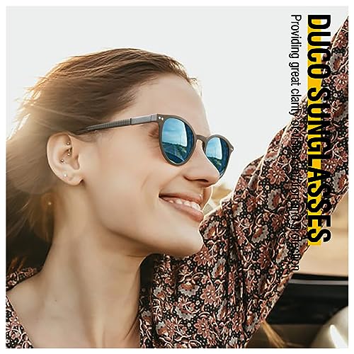 DUCO Mens Polarized Sunglasses for Men, Ultra Lightweight Carbon Fiber Sun Glasses UV Protection UV400 Shades DC30183