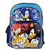 Sonic The Hedgehog Blue 16" Backpack Boys School Bag