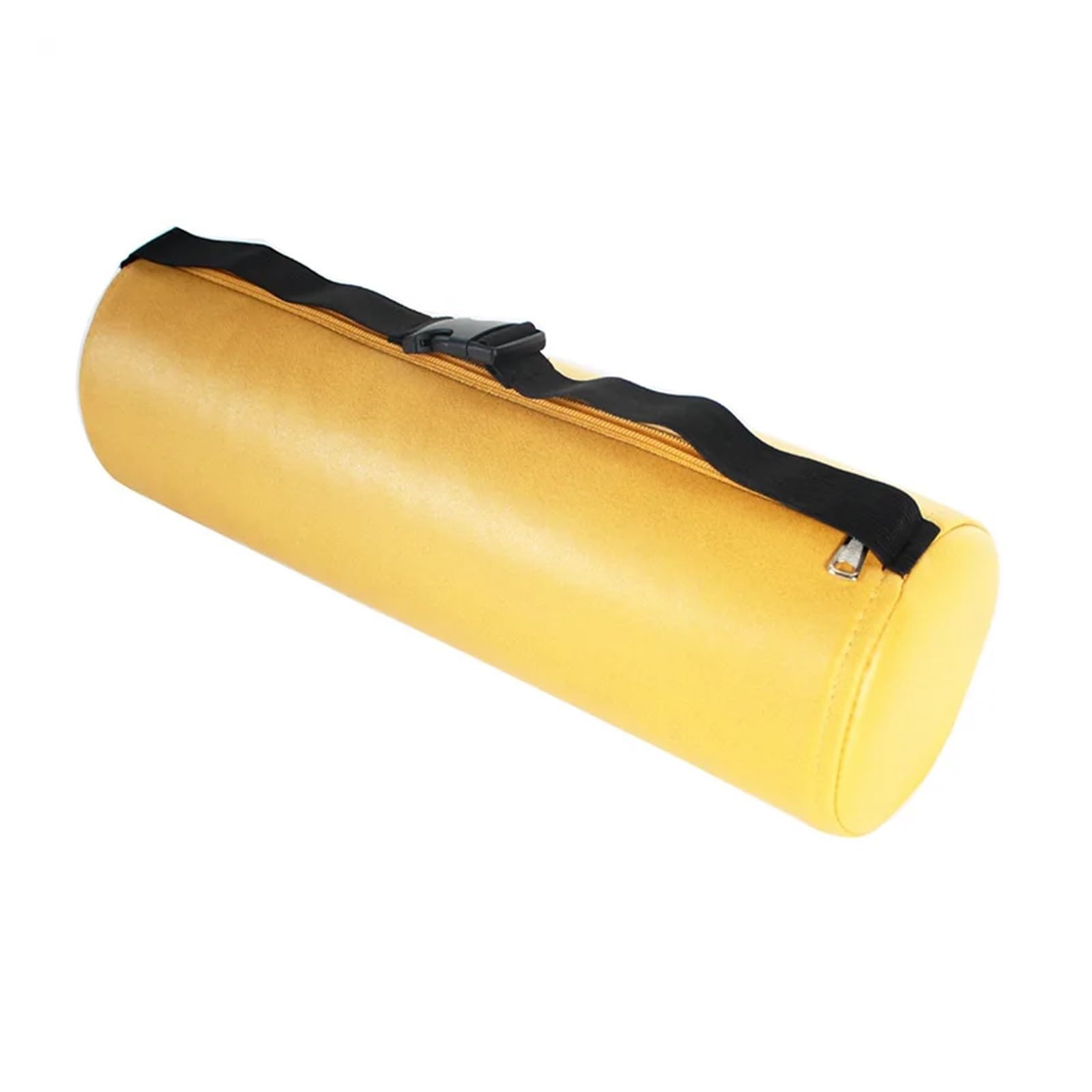 Luoaxinn Golden Lumbar Roll Pillow Lumbar Support Roll Cylindrical Waist Office Home Fabric Pillow(,12Cm*40Cm)