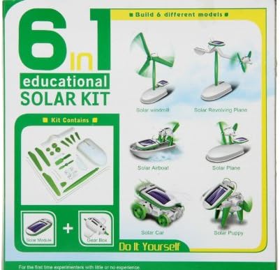 6 In 1 DIY Solar Robot Kit