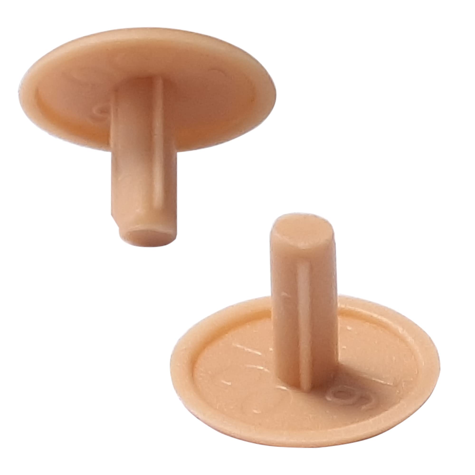 Eiche Mittelbraun Confirmat Schraube Mit Sechskantkappen-Lochabdeckung – 12 Mm, NEU