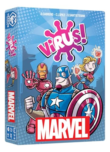 Tranjis Games Virus Marvel - Juego de Cartas - Super Héroes - 2 a 5...