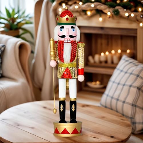 Casse-noisette de Noël pour cheminée et décoration de table chaleureuse