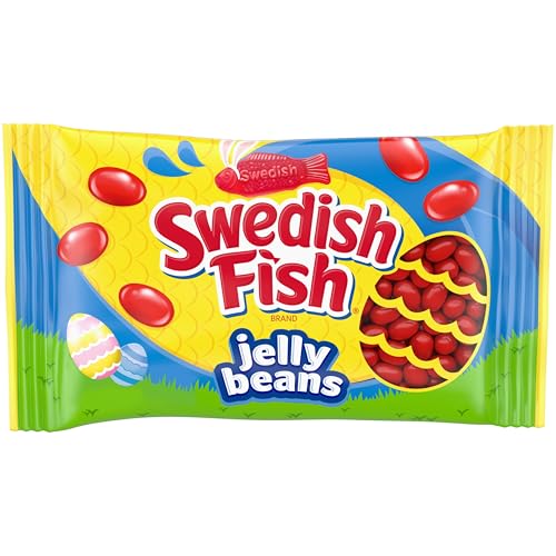 SWEDISH FISH Jelly Beans - Caramelos de Pascua, 10 onzas