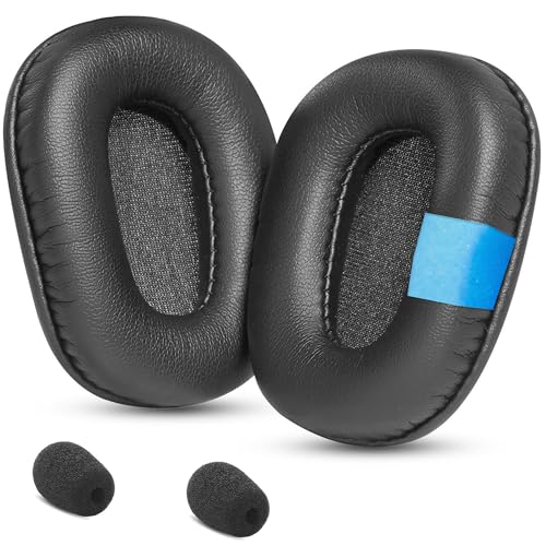 YunYiYi Replacement Ear Pads Cushions Compatible with VXI BlueParrott B450-XT S450-XT B450XT Noise Canceling Bluetooth Headset Protein Leather Earpads Ear Cups Cover Repair Parts