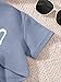 Ecolala Girl's Summer 3 Piece Outfits Graphic Short Sleeve Crop Top Cami and Shorts Clothes Set Blue 11-12Y