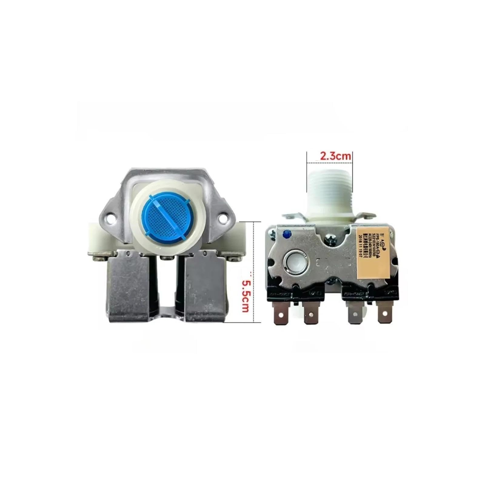 Elettrovalvola Doppia Ingresso Lavatrice 5221EN1005B, Compatibile Per LG