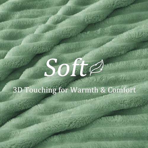 Save 43% on BEDELITE Fleece Green Throw Blanket - Soft & Warm - Image 5