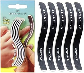 STYLFILE by STYLIDEAS Nailcare Products and Accessories Range, The Originally S-Shaped Baby Nail File OR The Baby Nail Clipper with a Safety spy Hole (Baby Nail File)