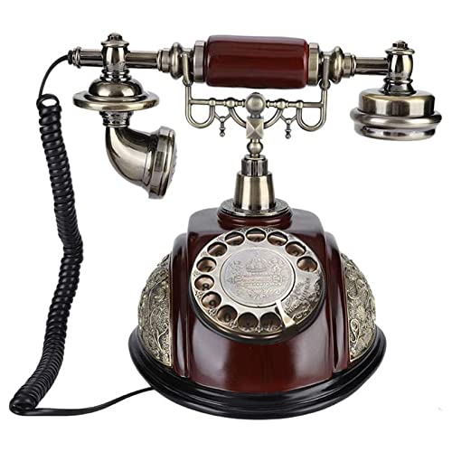 Téléphone fixe traditionnel rétro avec qualité sonore claire - 2