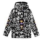 子供 パーカー アンダーテール ゲーム キャラ スウェット 青少年 プルオーバー フード付きトレーナー 長袖 Tシャツ キッズ トップス ジャージ ボーイズ ガールズ ジュニア 男の子 女の子 ユース 記念 ルームウエア 部屋着 110cm-150cm
