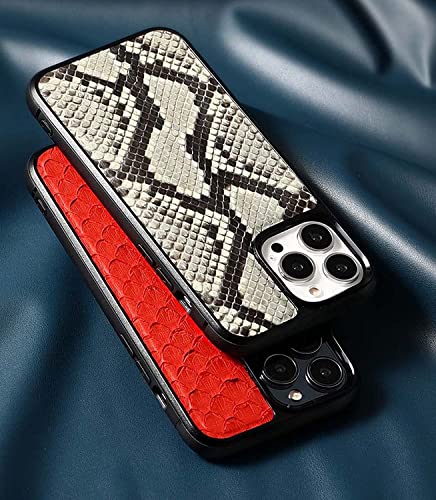 Étui Apple iPhone 14 coque arrière cuir python 6.1 pouces antichoc protection objectif - 4